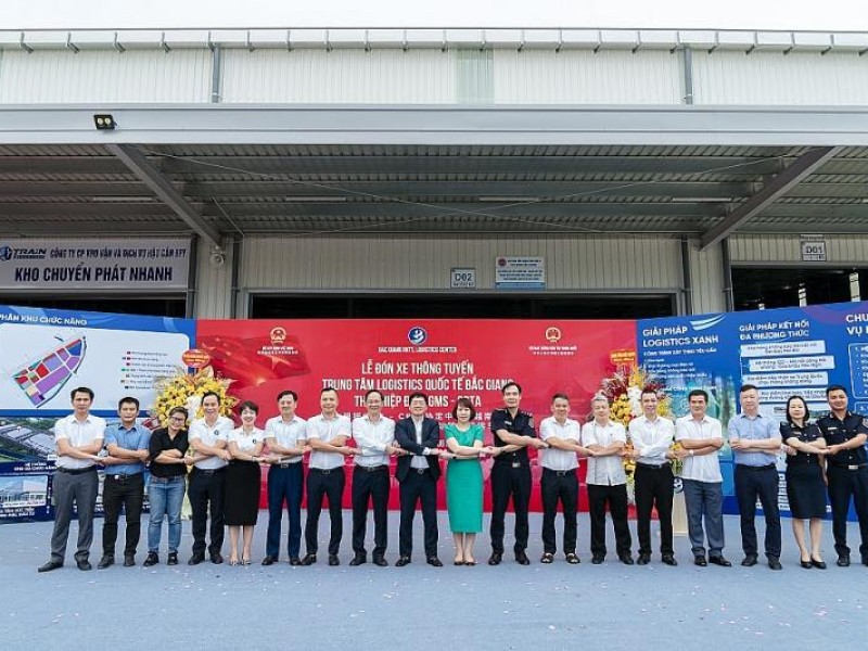 Thông tuyến Trung tâm Logistics Quốc tế Bắc Giang với Trung Quốc